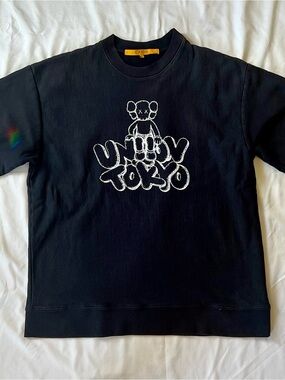 KAWS X Union LA Cotton Tokyo Crewneck Sweater Black Size M